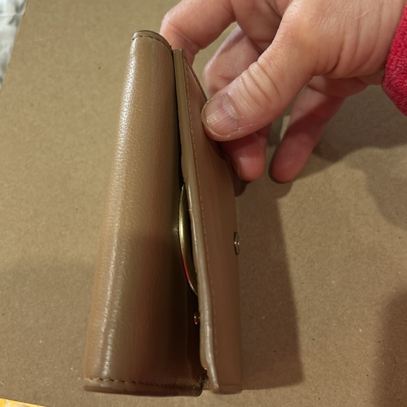 Woman’s See by Chloe SUPER SOFT tan trifold wallet with gold embellishments - Picture 6 of 6